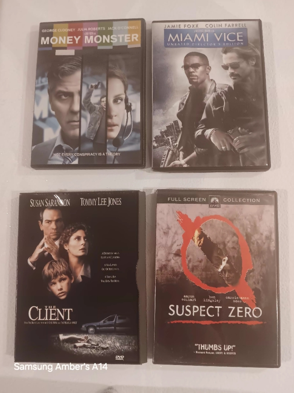 Assorted DVD Movie Covers - Black and Red Accents